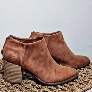 REPORT Tan Suede Ankle Boots, Women's size 8